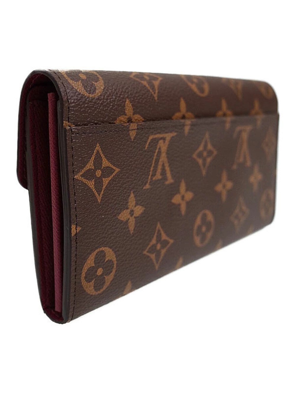 Louis Vuitton fold Wallet Monogram Sarah Long Bi Portefeuille Brown
